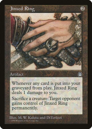 Jinxed Ring [Stronghold] MTG Single Magic: The Gathering  | Multizone: Comics And Games