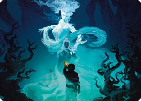 Galadriel of Lothlorien Art Card [The Lord of the Rings: Tales of Middle-earth Art Series] MTG Single Magic: The Gathering  | Multizone: Comics And Games