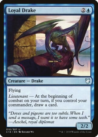 Loyal Drake [Commander 2018] MTG Single Magic: The Gathering  | Multizone: Comics And Games