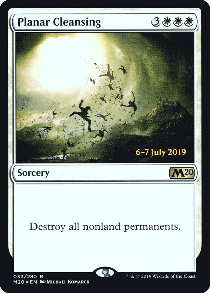 Planar Cleansing [Core Set 2020 Prerelease Promos] MTG Single Magic: The Gathering  | Multizone: Comics And Games