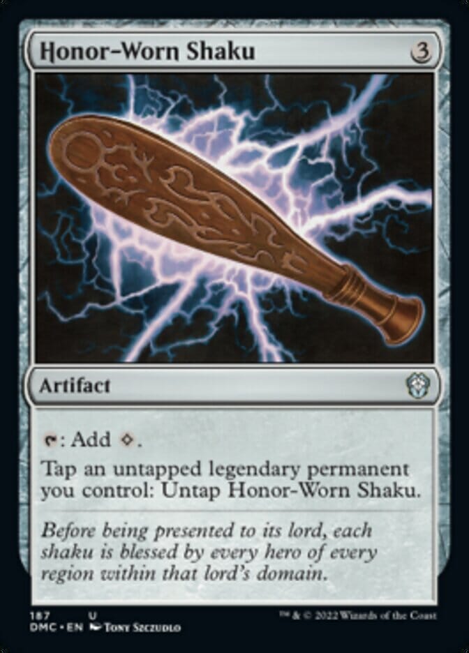 Honor-Worn Shaku [Dominaria United Commander] MTG Single Magic: The Gathering  | Multizone: Comics And Games