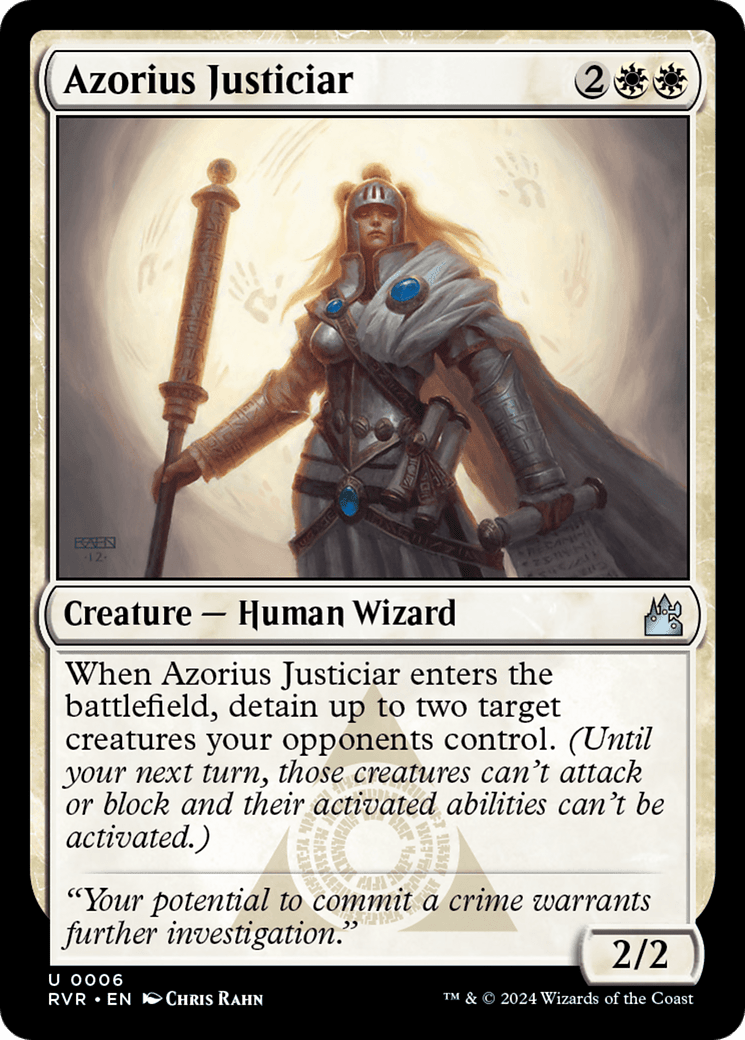 Azorius Justiciar [Ravnica Remastered] MTG Single Magic: The Gathering  | Multizone: Comics And Games