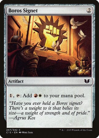 Boros Signet [Commander 2015] MTG Single Magic: The Gathering  | Multizone: Comics And Games