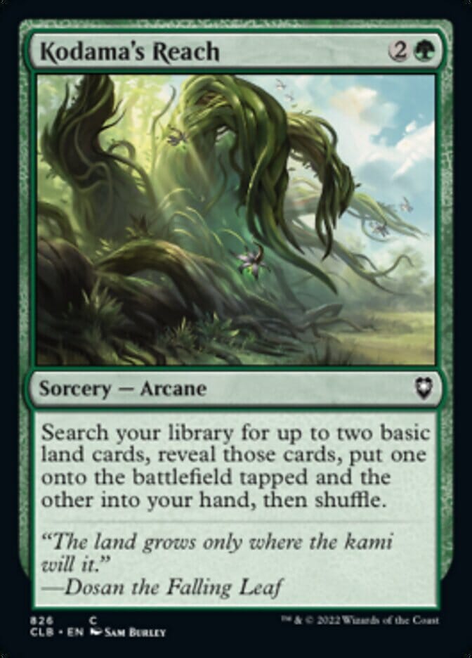 Kodama's Reach [Commander Legends: Battle for Baldur's Gate] MTG Single Magic: The Gathering  | Multizone: Comics And Games