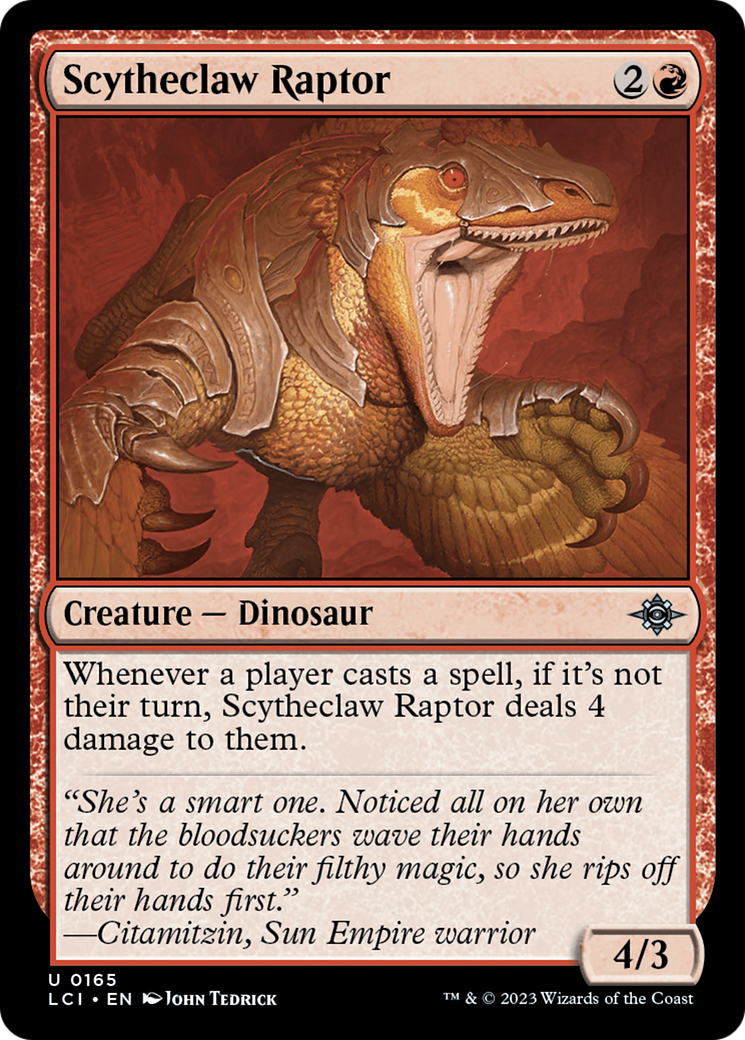 Scytheclaw Raptor [The Lost Caverns of Ixalan] | Multizone: Comics And Games