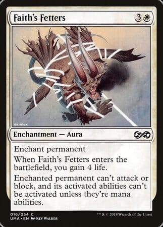 Faith's Fetters [Ultimate Masters] MTG Single Magic: The Gathering  | Multizone: Comics And Games