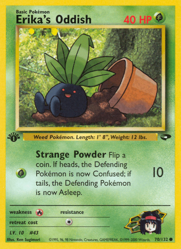 Erika's Oddish (70/132) [Gym Challenge 1st Edition] Pokemon Single Pokémon  | Multizone: Comics And Games