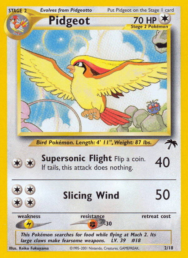 Pidgeot (2/18) [Southern Islands] Pokemon Single Pokémon  | Multizone: Comics And Games