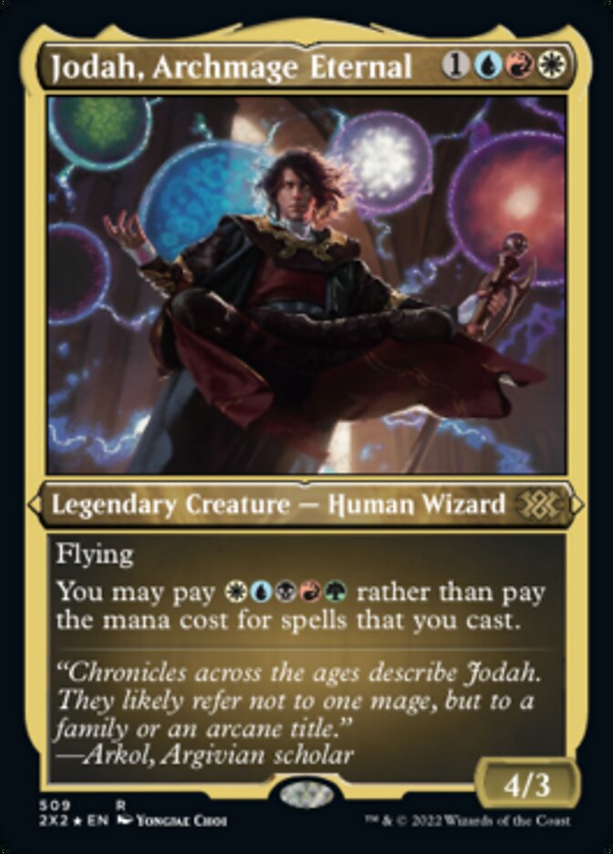 Jodah, Archmage Eternal (Foil Etched) [Double Masters 2022] MTG Single Magic: The Gathering  | Multizone: Comics And Games