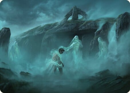 Fog on the Barrow-Downs Art Card [The Lord of the Rings: Tales of Middle-earth Art Series] MTG Single Magic: The Gathering  | Multizone: Comics And Games