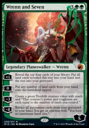 Wrenn and Seven (Promo Pack) [Innistrad: Midnight Hunt Promos] MTG Single Magic: The Gathering  | Multizone: Comics And Games