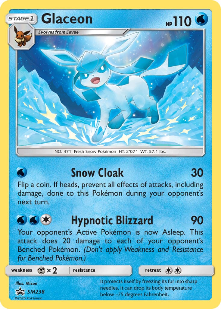 Glaceon (SM238) [Sun & Moon: Black Star Promos] Pokemon Single Pokémon  | Multizone: Comics And Games