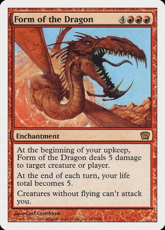 Form of the Dragon [Ninth Edition] MTG Single Magic: The Gathering  | Multizone: Comics And Games