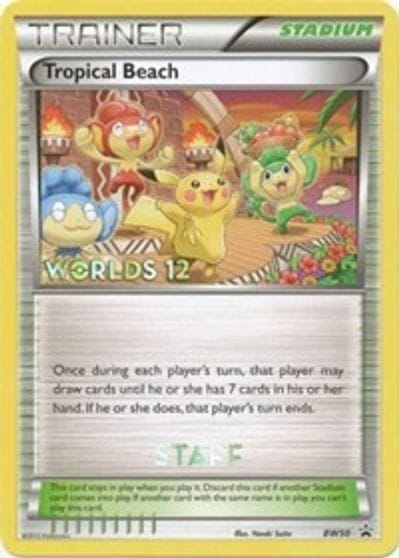 Tropical Beach (BW50) (Staff) [Black & White: Black Star Promos] Pokemon Single Pokémon  | Multizone: Comics And Games