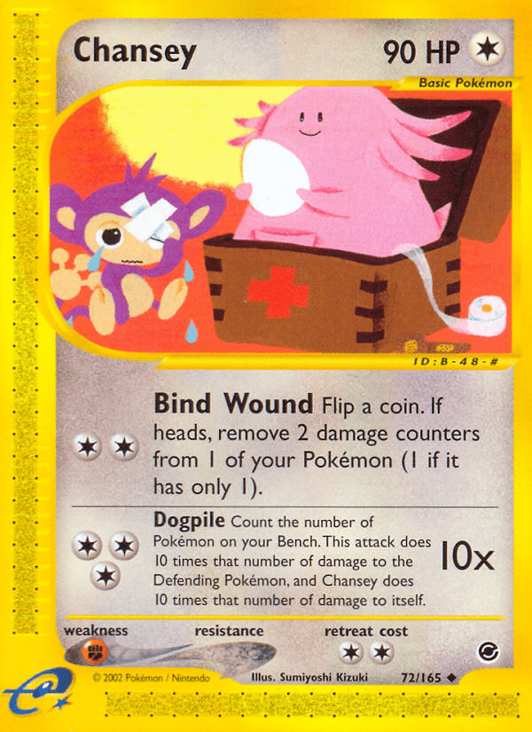Chansey (72/165) [Expedition: Base Set] Pokemon Single Pokémon  | Multizone: Comics And Games