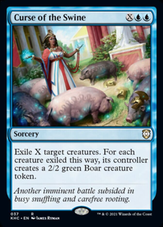 Curse of the Swine [Kaldheim Commander] MTG Single Magic: The Gathering  | Multizone: Comics And Games