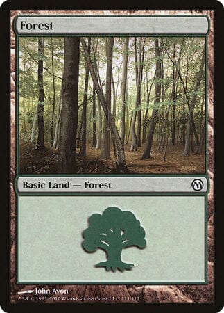 Forest (111) [Duels of the Planeswalkers] MTG Single Magic: The Gathering  | Multizone: Comics And Games