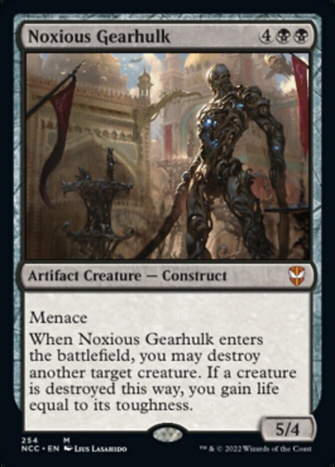 Noxious Gearhulk [Streets of New Capenna Commander] MTG Single Magic: The Gathering  | Multizone: Comics And Games