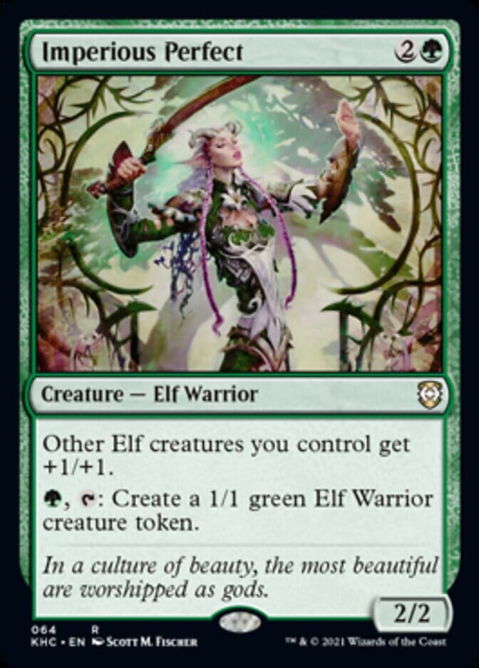 Imperious Perfect [Kaldheim Commander] MTG Single Magic: The Gathering  | Multizone: Comics And Games