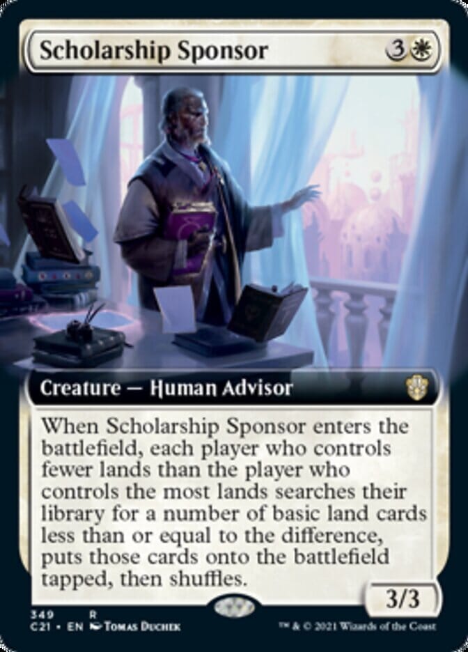 Scholarship Sponsor (Extended) [Commander 2021] MTG Single Magic: The Gathering  | Multizone: Comics And Games