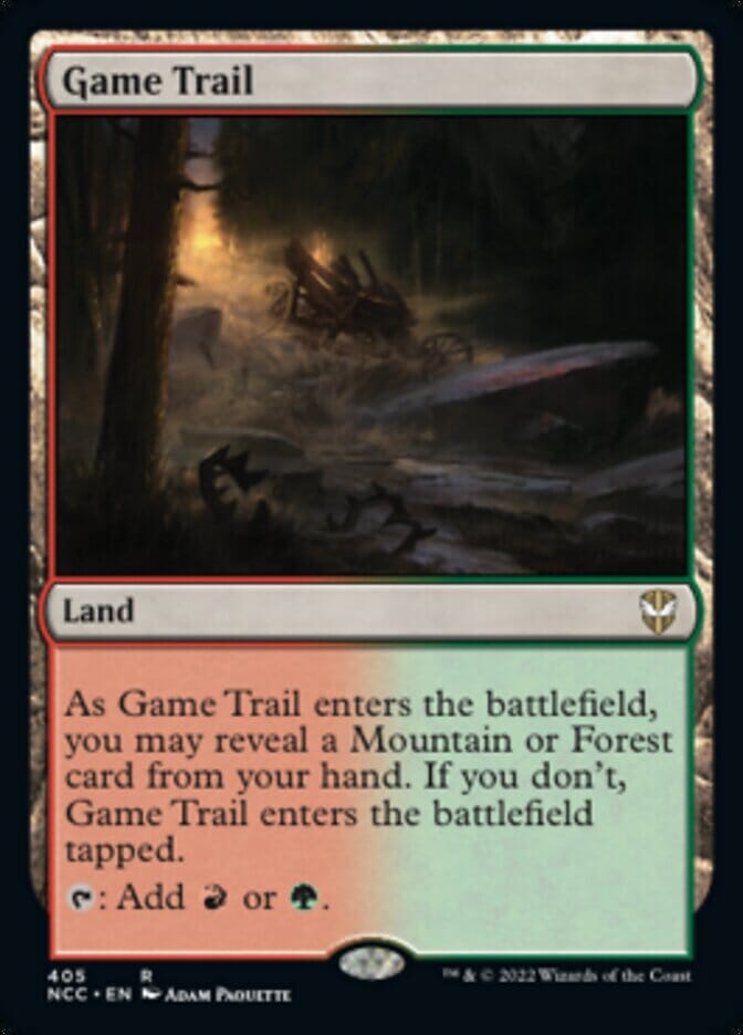 Game Trail [Streets of New Capenna Commander] MTG Single Magic: The Gathering  | Multizone: Comics And Games