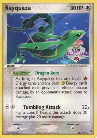 Rayquaza (22/107) (Gym Challenge Promo) [EX: Deoxys] Pokemon Single Pokémon  | Multizone: Comics And Games