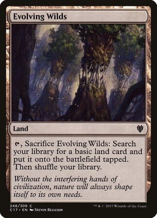 Evolving Wilds [Commander 2017] MTG Single Magic: The Gathering  | Multizone: Comics And Games