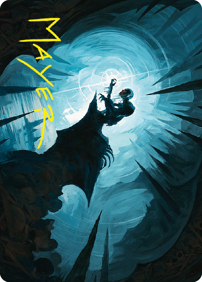 Gollum, Patient Plotter Art Card (Gold-Stamped Signature) [The Lord of the Rings: Tales of Middle-earth Art Series] MTG Single Magic: The Gathering  | Multizone: Comics And Games