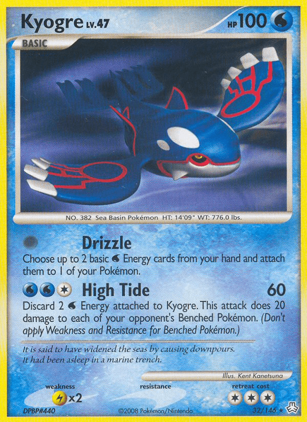 Kyogre (32/146) [Diamond & Pearl: Legends Awakened] Pokemon Single Pokémon  | Multizone: Comics And Games