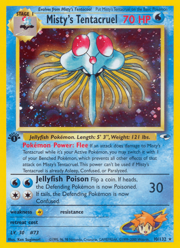 Misty's Tentacruel (10/132) [Gym Heroes 1st Edition] Pokemon Single Pokémon  | Multizone: Comics And Games