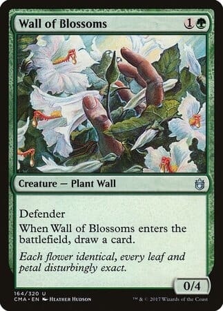Wall of Blossoms [Commander Anthology] MTG Single Magic: The Gathering  | Multizone: Comics And Games