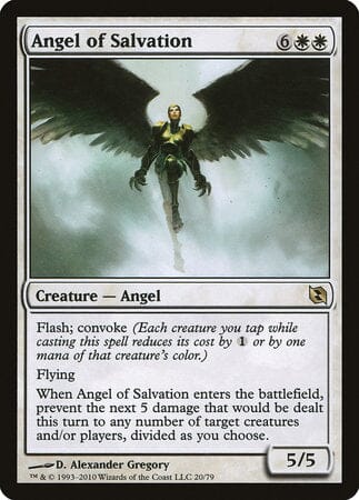 Angel of Salvation [Duel Decks: Elspeth vs. Tezzeret] MTG Single Magic: The Gathering  | Multizone: Comics And Games