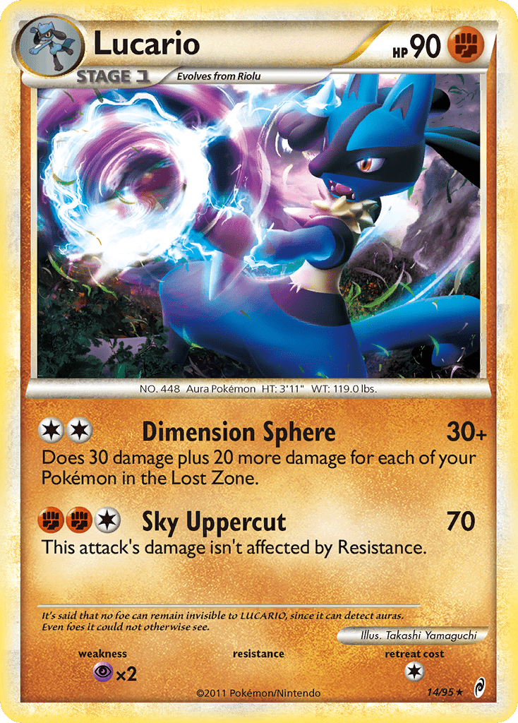 Lucario (14/95) [HeartGold & SoulSilver: Call of Legends] Pokemon Single Pokémon  | Multizone: Comics And Games