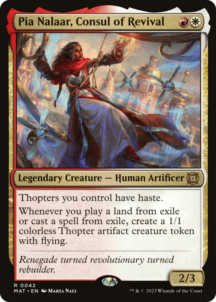 Pia Nalaar, Consul of Revival [March of the Machine: The Aftermath] MTG Single Magic: The Gathering  | Multizone: Comics And Games