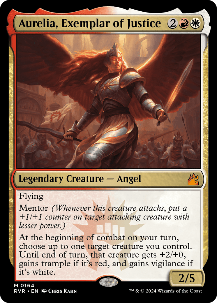 Aurelia, Exemplar of Justice [Ravnica Remastered] MTG Single Magic: The Gathering  | Multizone: Comics And Games