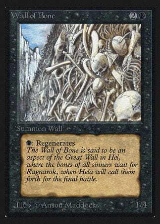 Wall of Bone (IE) [Intl. Collectors’ Edition] MTG Single Magic: The Gathering  | Multizone: Comics And Games
