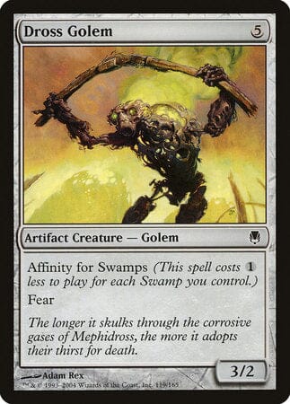 Dross Golem [Darksteel] MTG Single Magic: The Gathering  | Multizone: Comics And Games