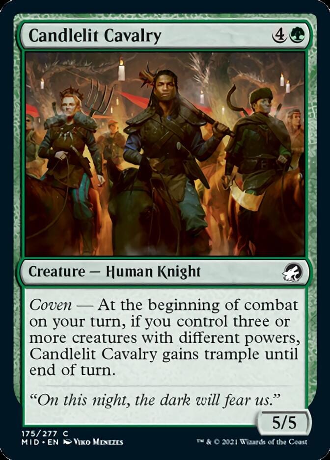 Candlelit Cavalry [Innistrad: Midnight Hunt] MTG Single Magic: The Gathering  | Multizone: Comics And Games