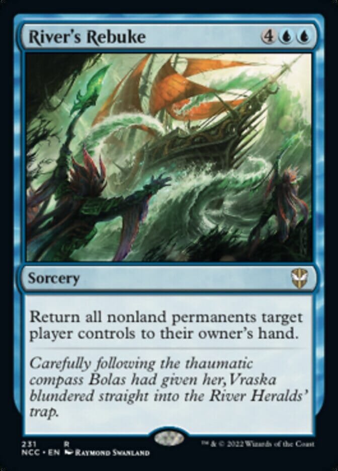 River's Rebuke [Streets of New Capenna Commander] MTG Single Magic: The Gathering  | Multizone: Comics And Games