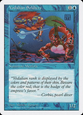 Vodalian Soldiers [Fifth Edition] MTG Single Magic: The Gathering  | Multizone: Comics And Games