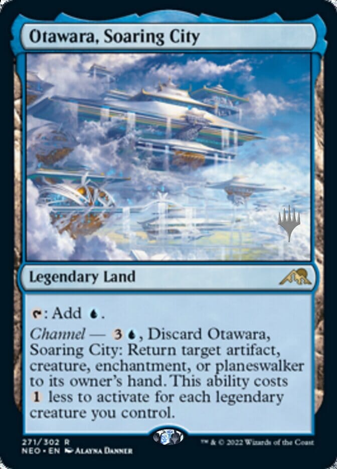 Otawara, Soaring City (Promo Pack) [Kamigawa: Neon Dynasty Promos] MTG Single Magic: The Gathering  | Multizone: Comics And Games