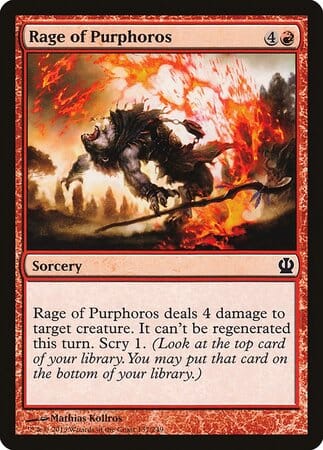 Rage of Purphoros [Theros] MTG Single Magic: The Gathering  | Multizone: Comics And Games
