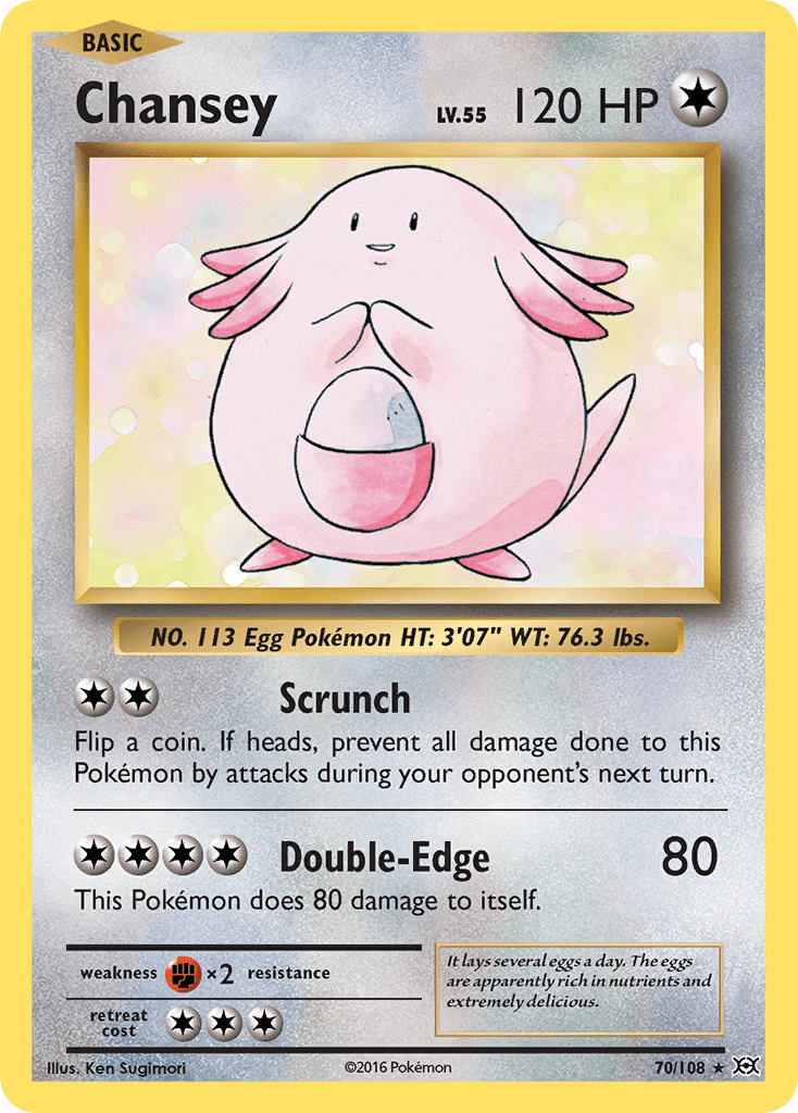 Chansey (70/108) [XY: Evolutions] Pokemon Single Pokémon  | Multizone: Comics And Games
