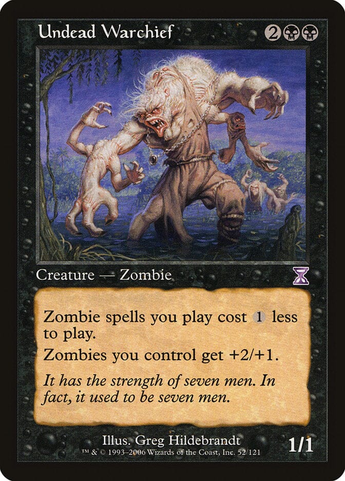 Undead Warchief [Time Spiral Timeshifted] MTG Single Magic: The Gathering  | Multizone: Comics And Games