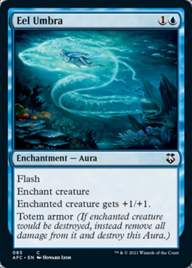 Eel Umbra [Dungeons & Dragons: Adventures in the Forgotten Realms Commander] MTG Single Magic: The Gathering  | Multizone: Comics And Games