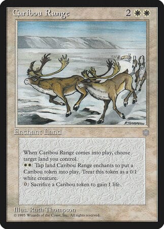 Caribou Range [Ice Age] MTG Single Magic: The Gathering  | Multizone: Comics And Games