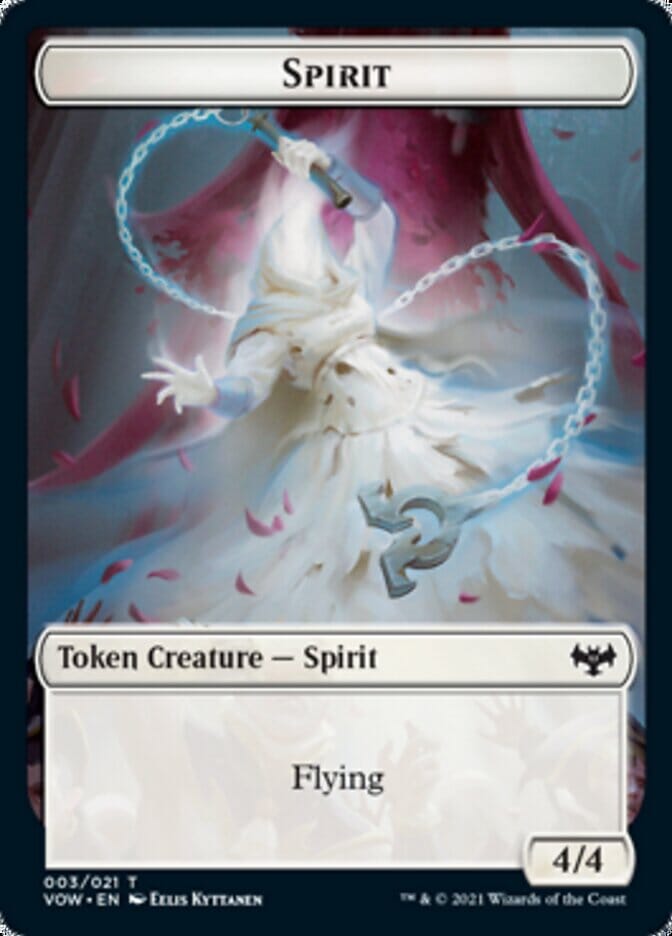 Blood // Spirit (003) Double-sided Token [Innistrad: Crimson Vow Tokens] MTG Single Magic: The Gathering  | Multizone: Comics And Games