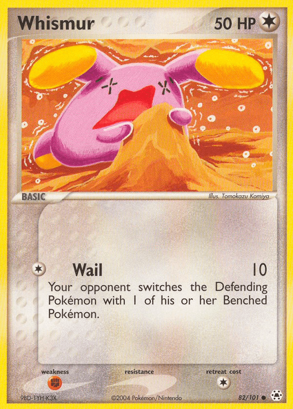 Whismur (82/101) [EX: Hidden Legends] Pokemon Single Pokémon  | Multizone: Comics And Games