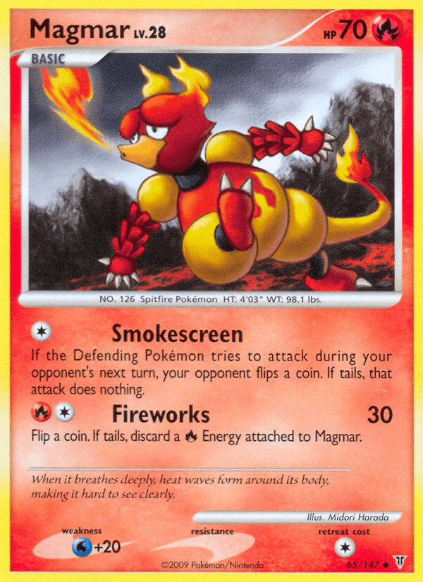 Magmar (65/147) [Platinum: Supreme Victors] Pokemon Single Pokémon  | Multizone: Comics And Games
