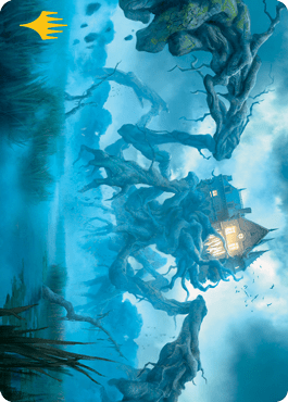 Creeping Inn Art Card (Gold-Stamped Signature) [Innistrad: Midnight Hunt Art Series] MTG Single Magic: The Gathering  | Multizone: Comics And Games